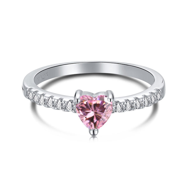 Pink Love Note Ring