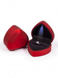 Red Heart Ring Box